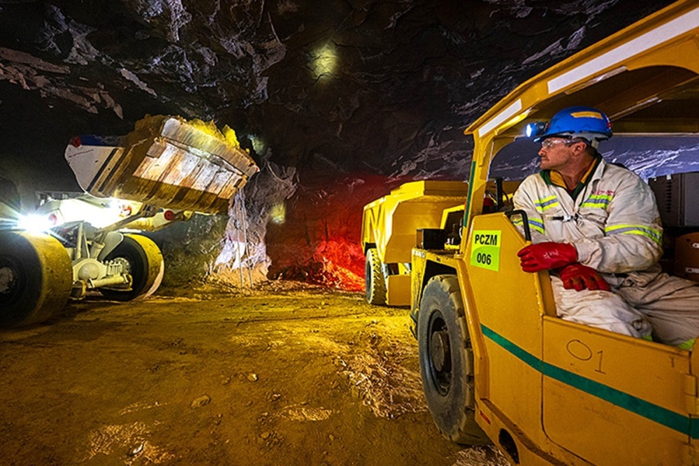 Mine de cuivre et de zinc de Prieska en Afrique du Sud.