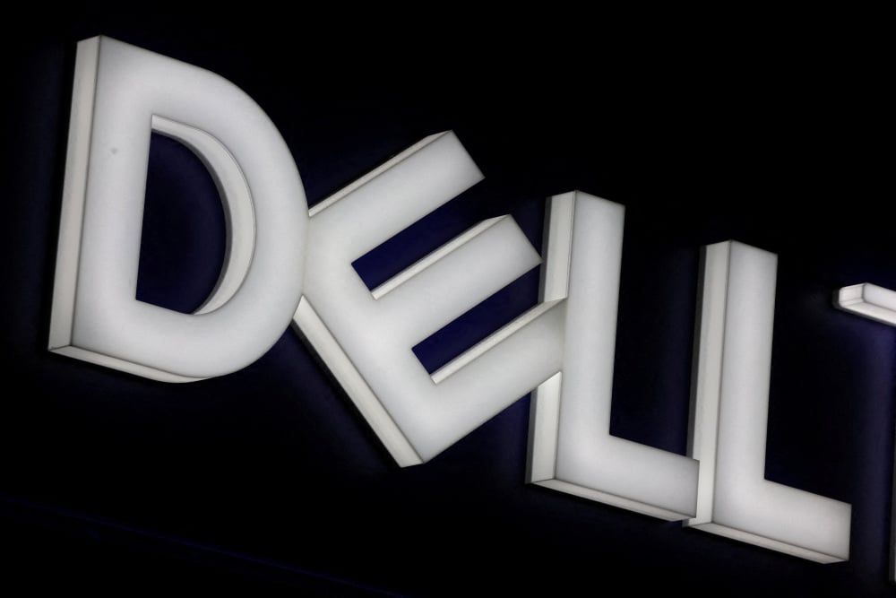 Le logo de Dell Technologies est affiché au-dessus d'un stand lors du salon numérique Web Summit à Vancouver, en Colombie-Britannique, au Canada, le 12 mai 2026.