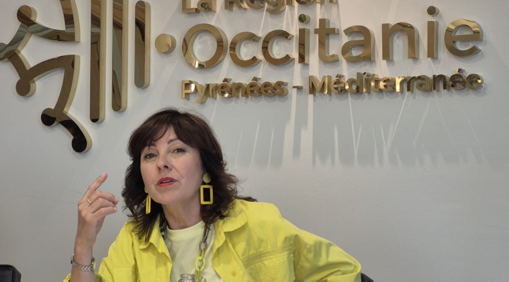 Carole Delga, présidente de la Région Occitanie, le 3 juin 2026 à Montpellier.