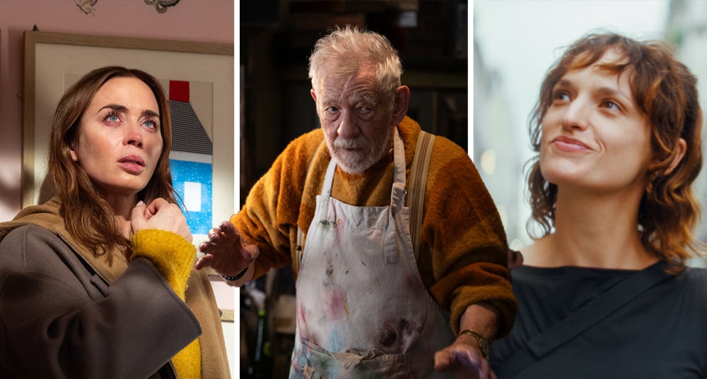 Emily Blunt dans « Disclosure Day », Ian Mckellen dans « The Christophers » et Agathe Rousselle dans « Second life ».