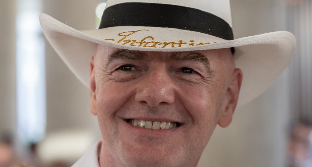 Le patron de la Fifa, Gianni Infantino, a été fréquemment vu au côté de Donald Trump depuis plusieurs mois.