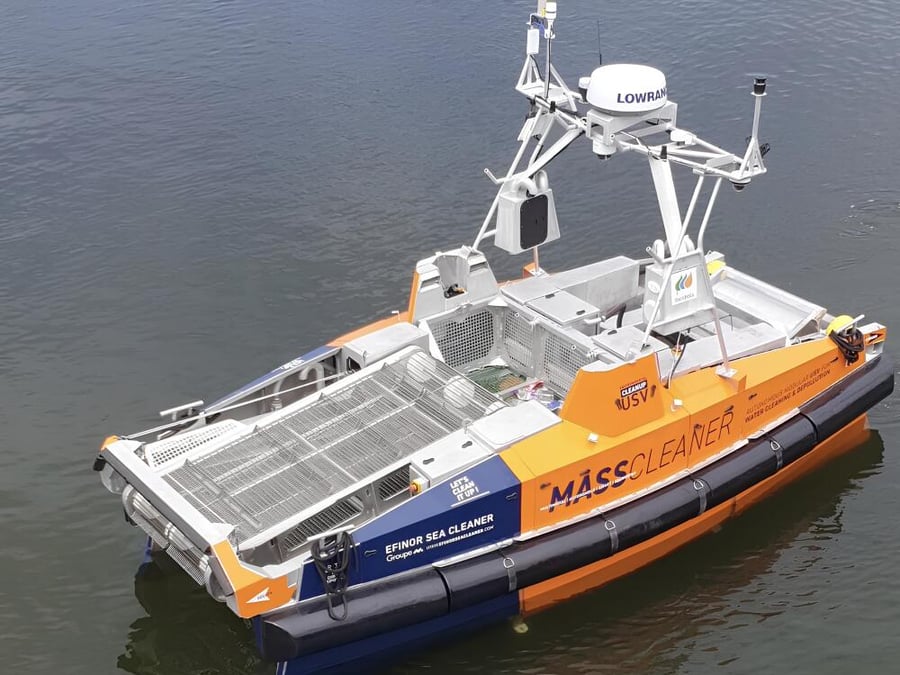 Déchets marins : un drone dépollueur dédié à la co