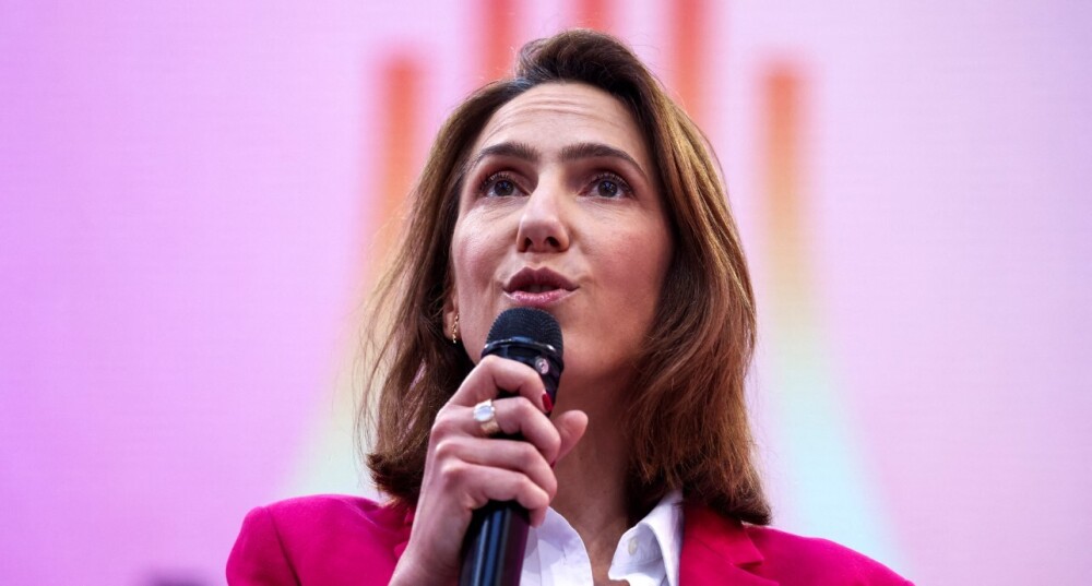 Valérie Hayer, le 6 avril 2025.