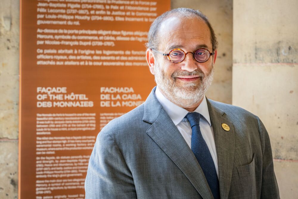 Mark Schwartz est PDG de la Monnaie de Paris.