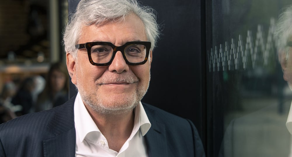 Giancarlo De Cataldo auteur italien, dont les livres ont été adaptés pour le cinéma et la télévision.