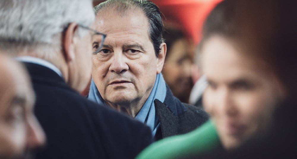 Jean-Christophe Cambadélis lors du meeting de lancement de la ligne populaire à Saint Denis, le 18 décembre 2024.