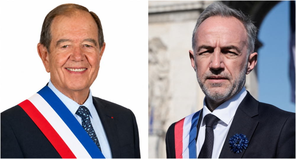 Patrick Ollier, , président de la Métropole du Grand Paris, maire de Rueil-Malmaison et Emmanuel Grégoire, maire de Paris, président du groupe socialiste de la Métropole du Grand Paris.