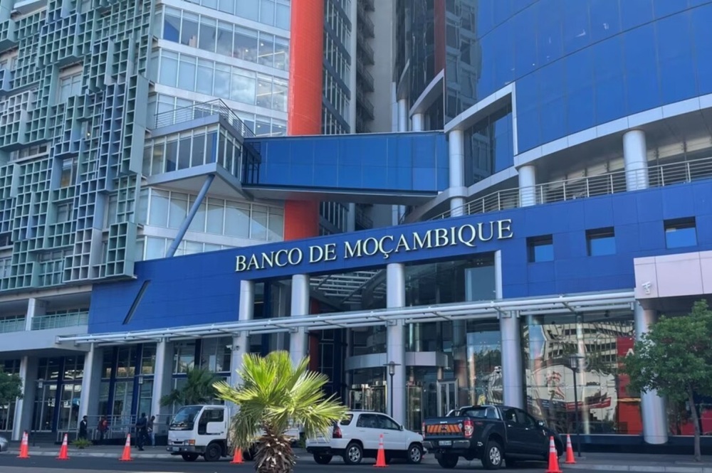 Siège de la Banque du Mozambique à Maputo : au cœur des discussions avec le FMI sur la soutenabilité de la dette.