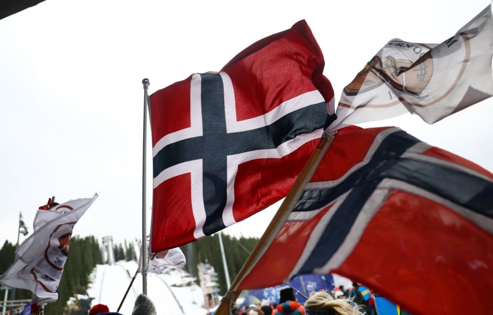 Drapeau de la Norvège.
