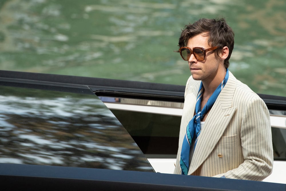 Harry Styles en septembre 2022 à Venise.