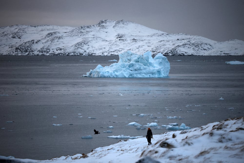 Près de la ville de Nuuk, au Groenland.