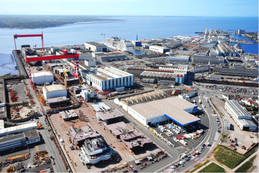 À Saint-Nazaire, le Groupe Blondel pilote depuis janvier 2026 la logistique de bord de plusieurs navires en construction sur les Chantiers de l'Atlantique.