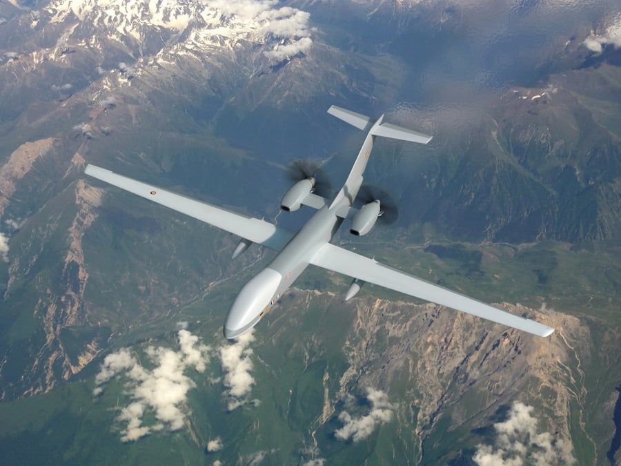 Vue d'artiste de l'Eurodrone