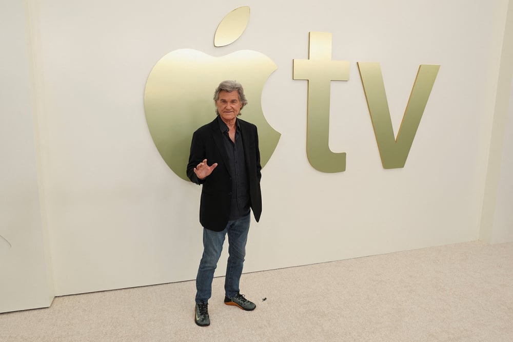 Kurt Russell sur le tapis rouge lors de la journée de presse d’Apple TV au Barker Hangar à Santa Monica, en Californie (États-Unis), le 3 février 2026.