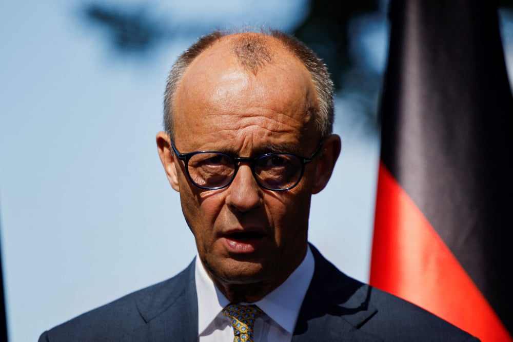 Le chancelier allemand le 2 juillet 2026.