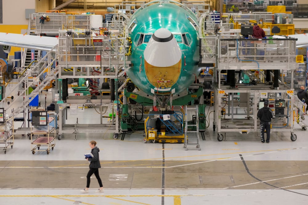 La nouvelle ligne doit permettre à Boeing de porter à terme sa production de 737 MAX à 63 appareils par mois.