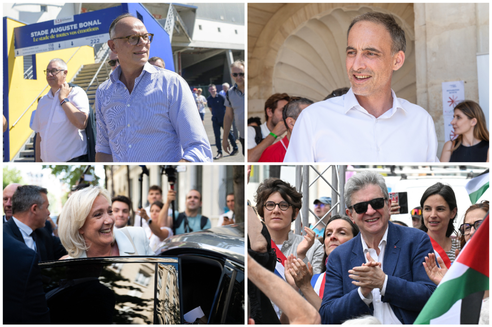 Édouard Philippe, Raphaël Glucksmann, Marine Le Pen ou Jean-Luc Mélenchon sont les quatre favoris pour l'élection présidentielle de 2027.