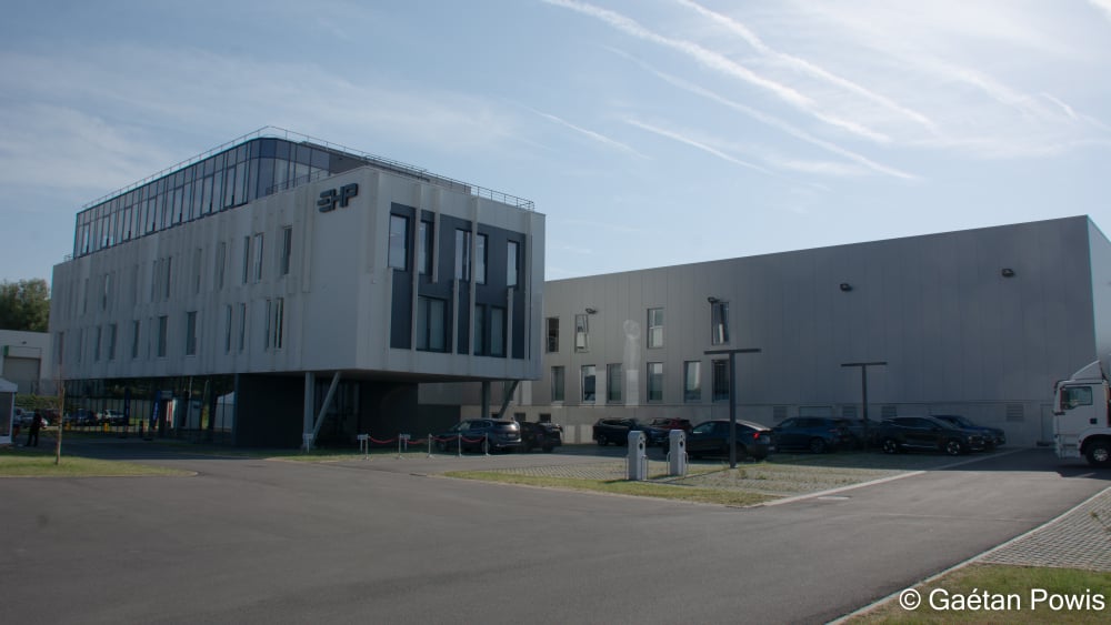 Nouveau bâtiment administratif et de production d'European Heat Pipes (EHP) à Nivelles (Belgique) (26 juin 2026).