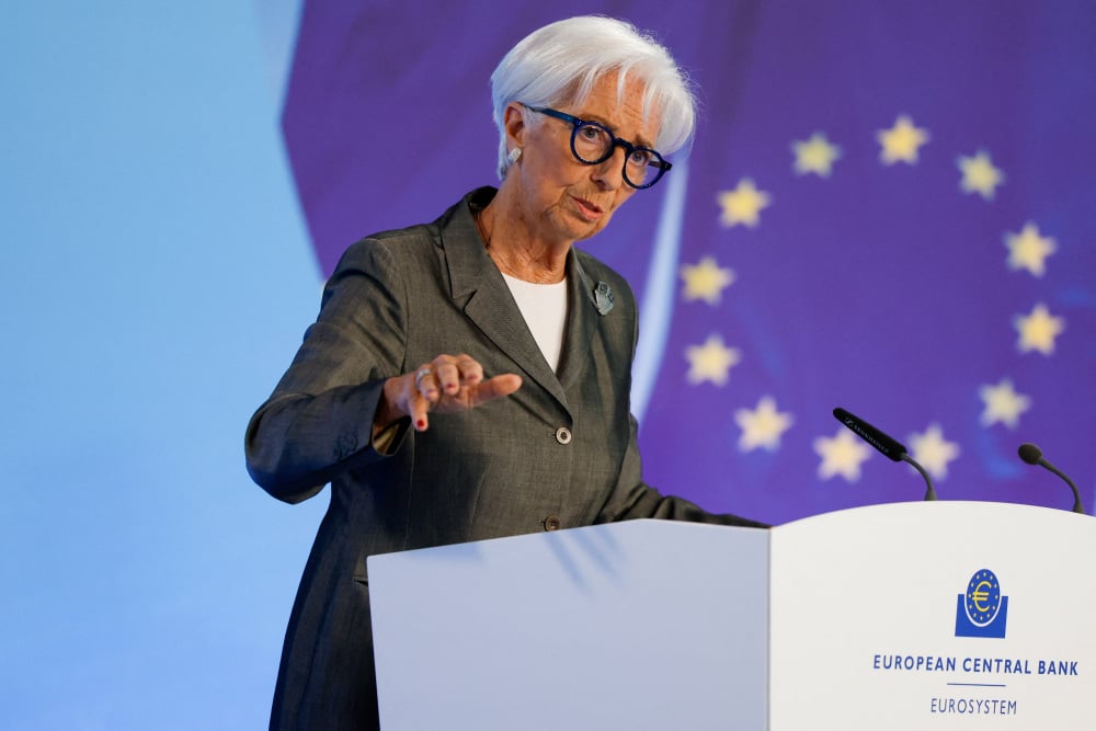 La présidente de la Banque centrale européenne, Christine Lagarde, le 23 juillet 2026.