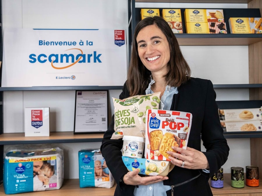 Marthe Lachaize, DG de la Scamark (E. Leclerc)