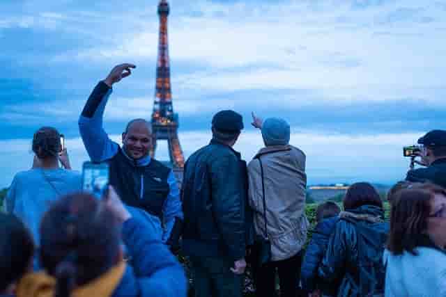 touristes paris