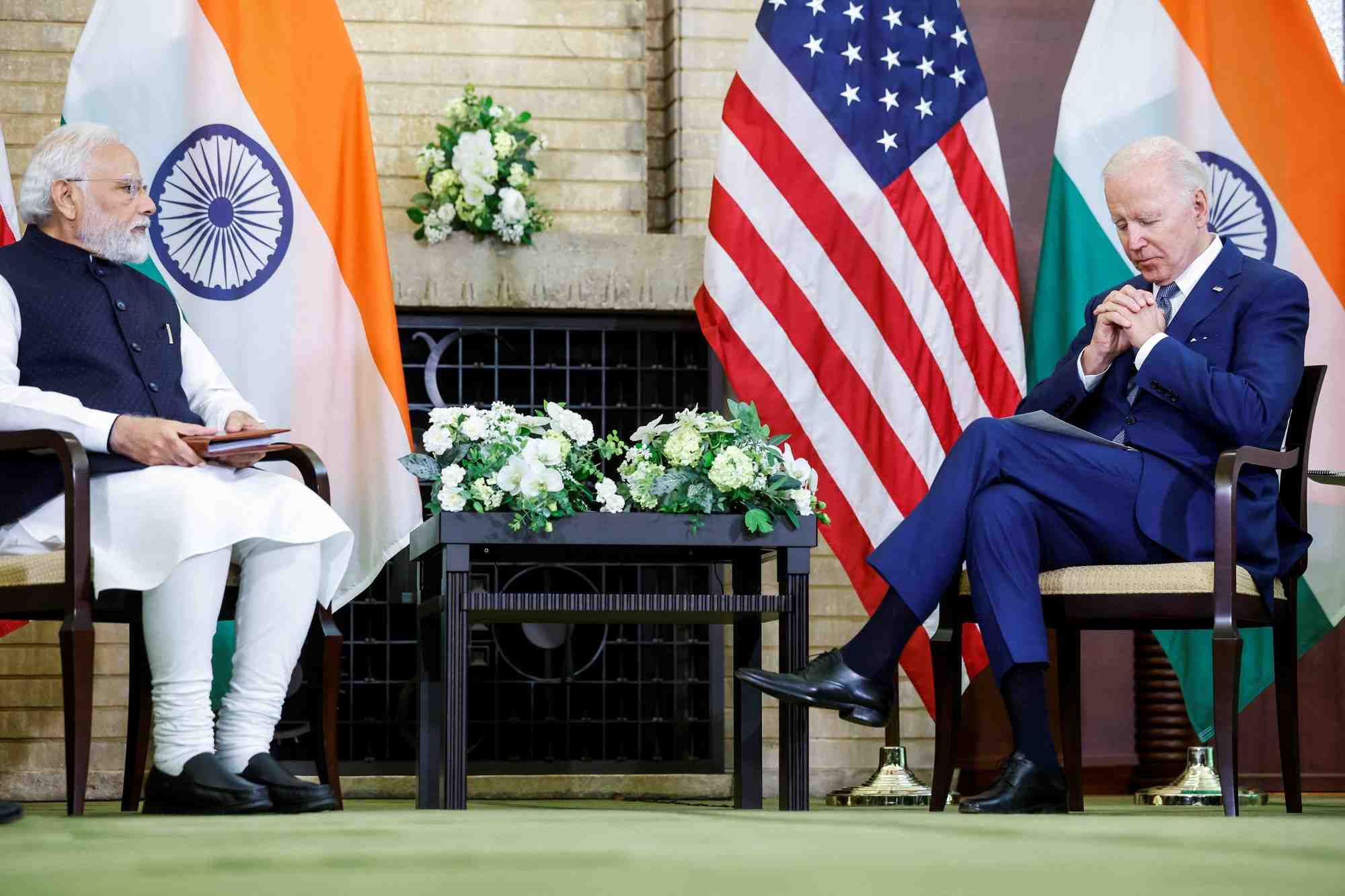 Biden et modi sont parvenus a des "resultats substantiels" lors du quad