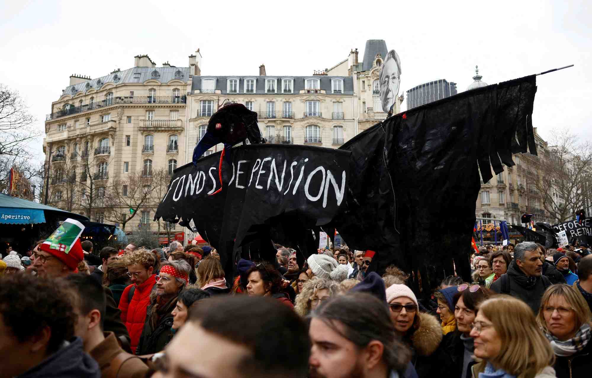 Manifestation contre le projet de reforme des retraites