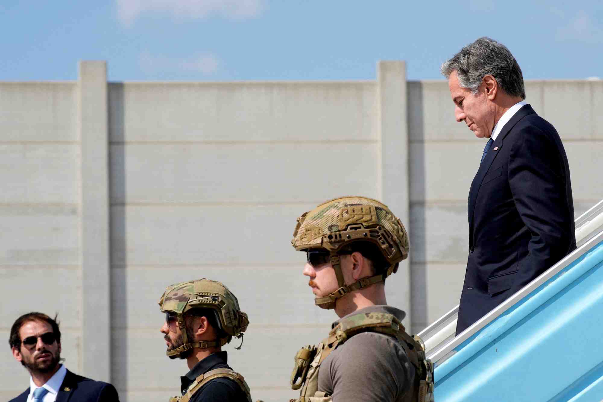 Antony blinken en visite a tel aviv