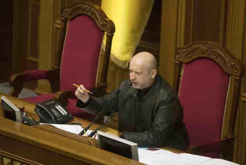Tourchinov assure l'intérim de la présidence ukrainienne