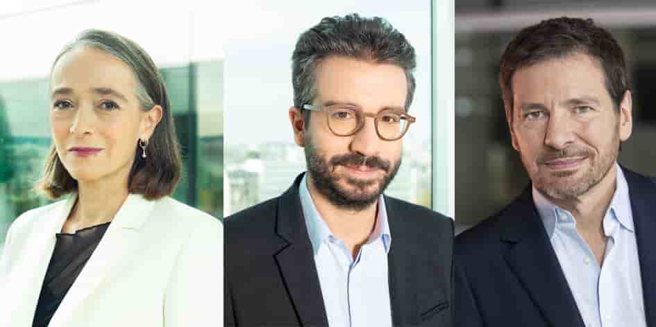 Delphine Ernotte-Cunci - Présidente de France Télévisions, Stéphane Sitbon-Gomez - Directeur des antennes et des programmes, Alexandre Kara -
Directeur de l’information