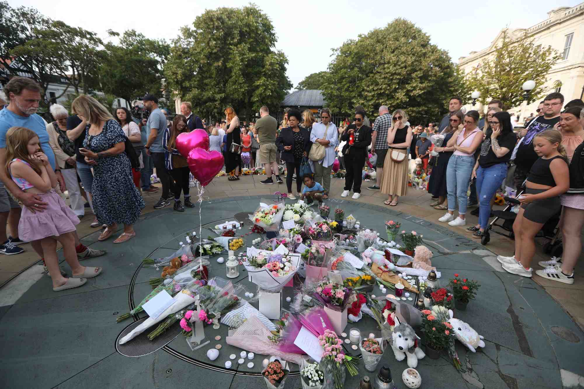 Veillee pour les victimes de l'attaque au couteau a southport