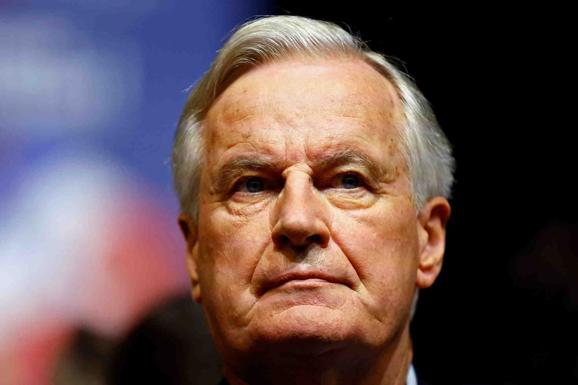 Le premier ministre francais michel barnier assiste a la 106e session du congres des maires organise par l'association des maires de france (amf), a paris