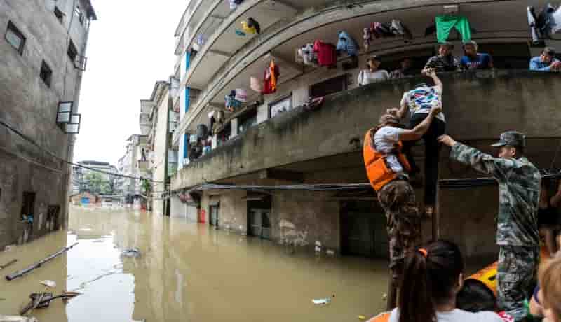 Inondations en chine du sud