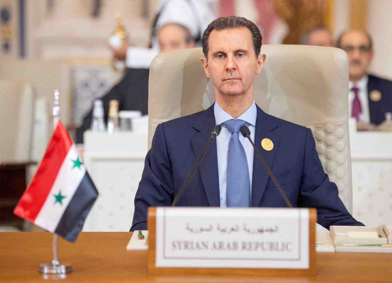Le president syrien bachar al-assad