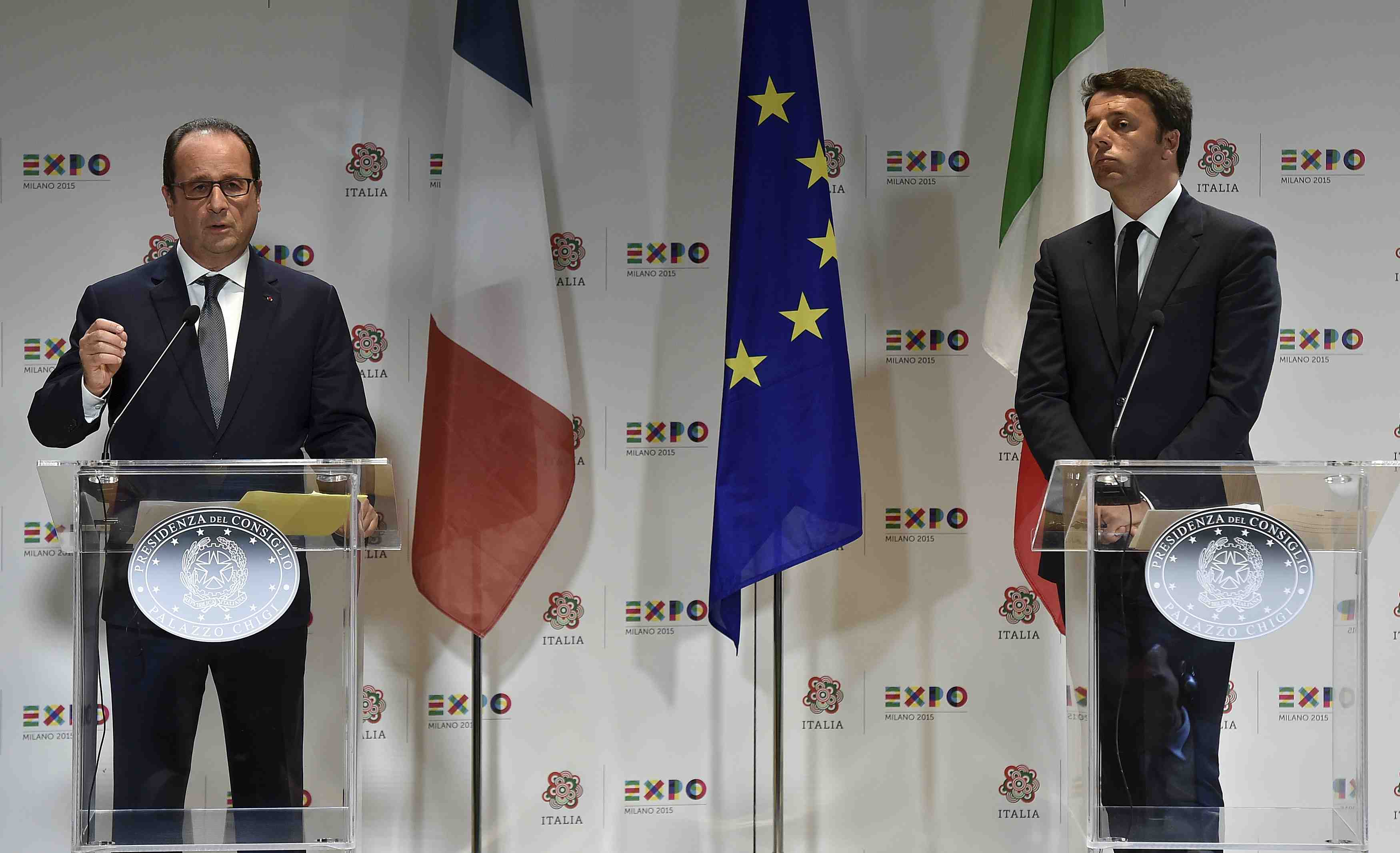 La france et l'italie dementent l'existence de tensions dans le dossier des migrants