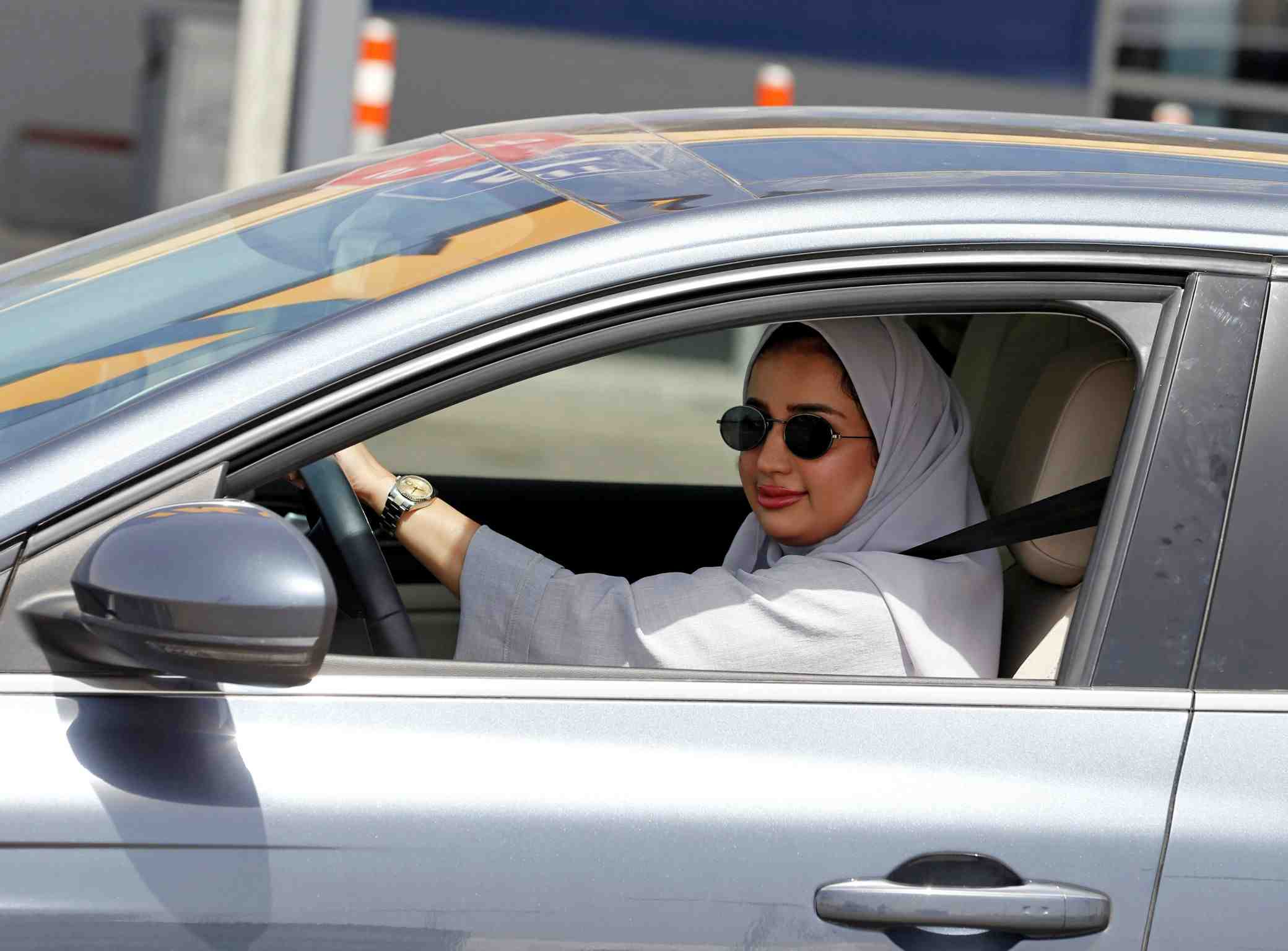 Femme au volant en Arabie Saoudite