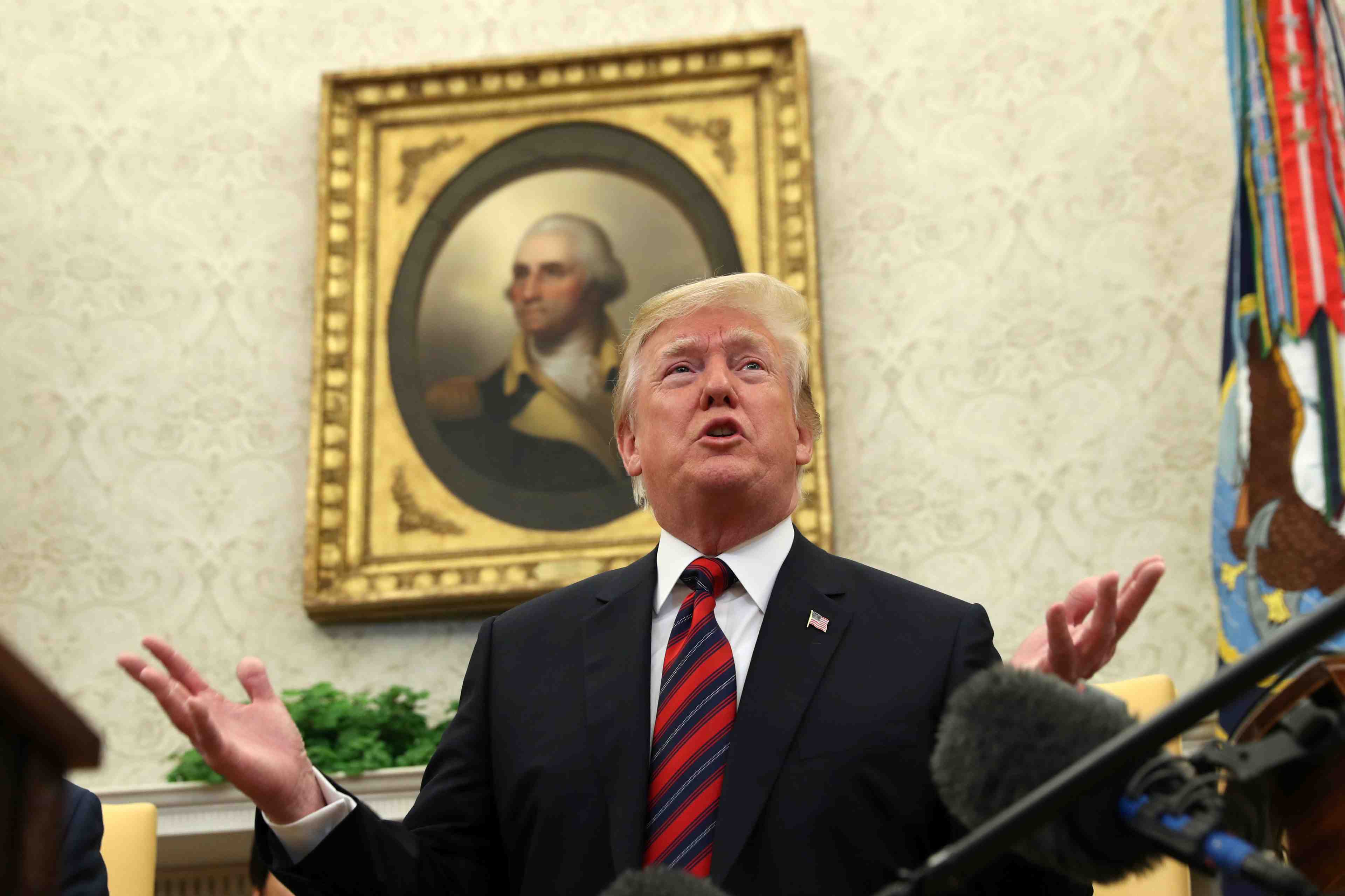 Trump pas satisfait des negociations commerciales avec la chine