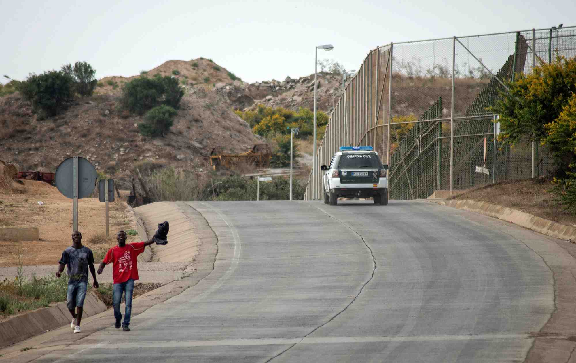 Maroc: heurts entre migrants et forces de securite a melilla, dix-huit morts