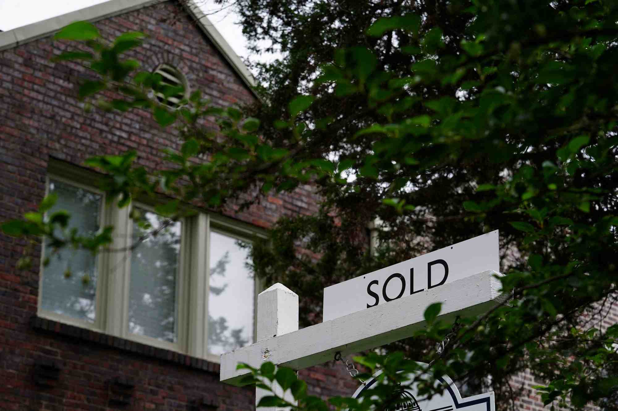 Photo d'archives d'une maison mise en vente a washington