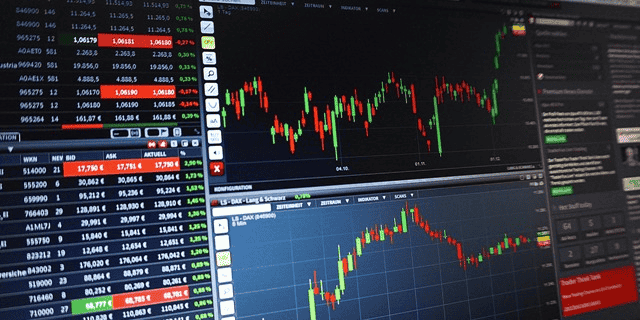 marché financier bourse graphique