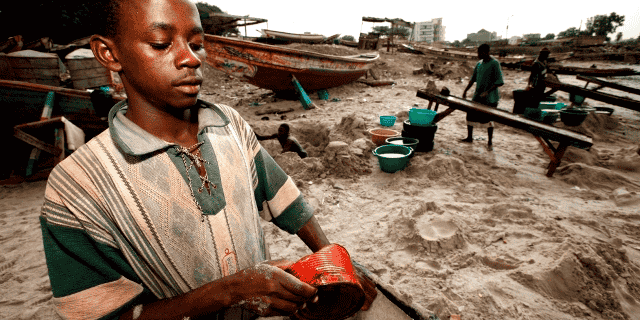 orpaillage or Sénégal minerai