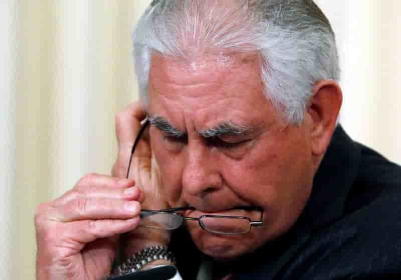 Rex tillerson a gagne 27,4 millions de dollars l'an dernier a exxon