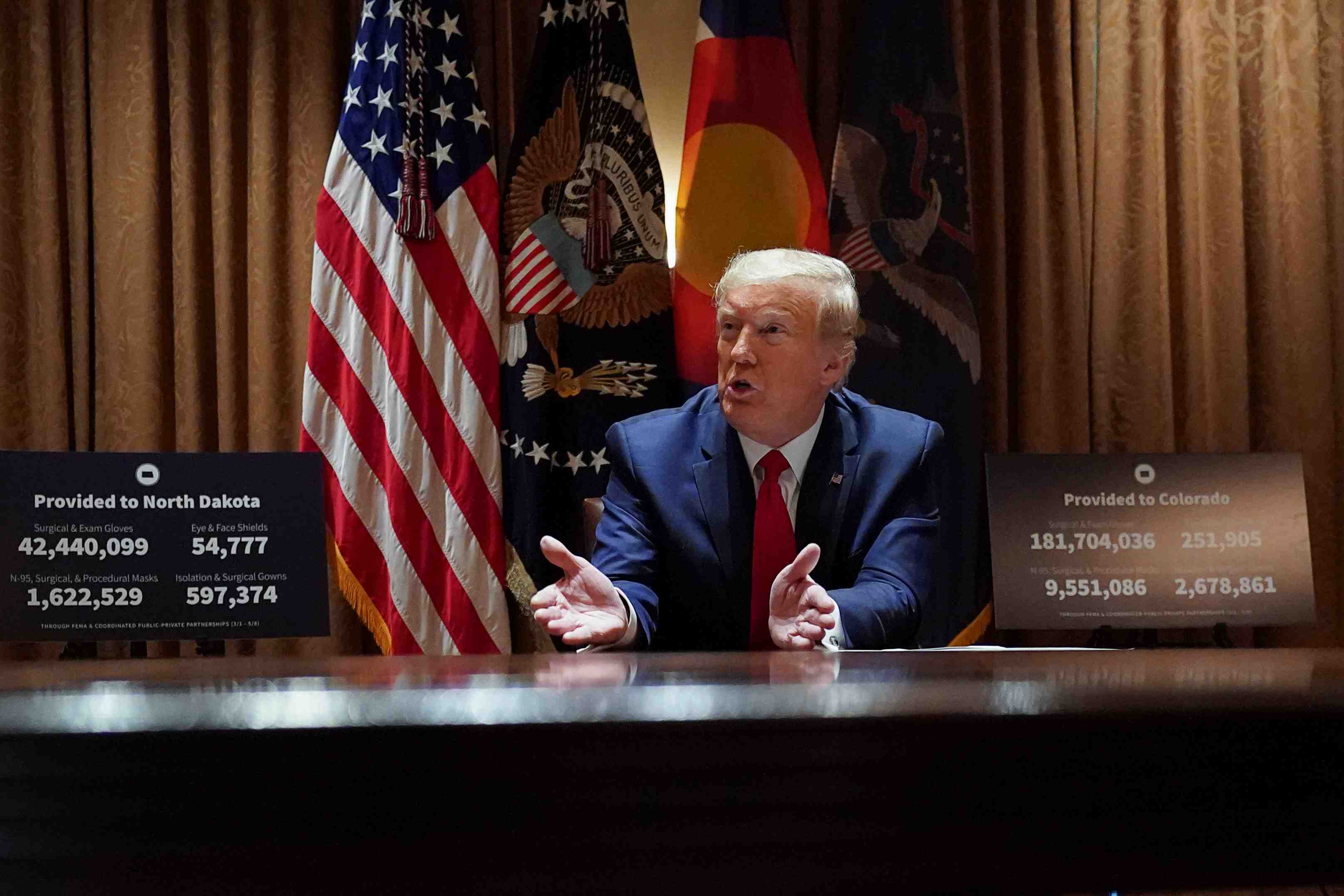 Trump se dit decu par la chine en liant commerce et coronavirus