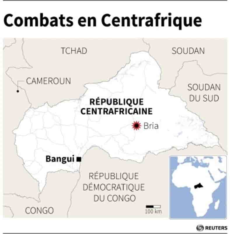 Combats en centrafrique