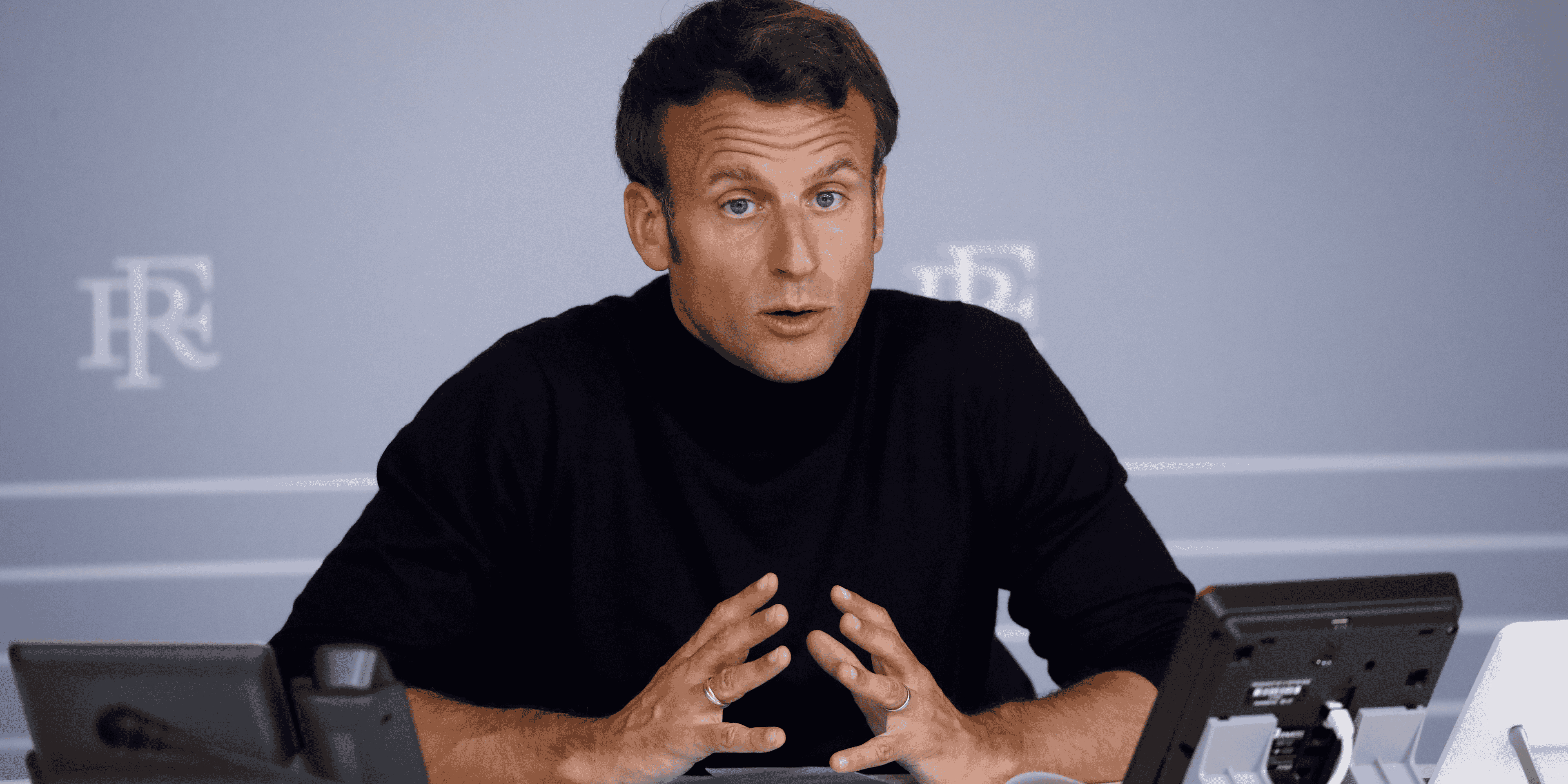 Macron celebre "l'esprit de solidarite" du 1er-mai