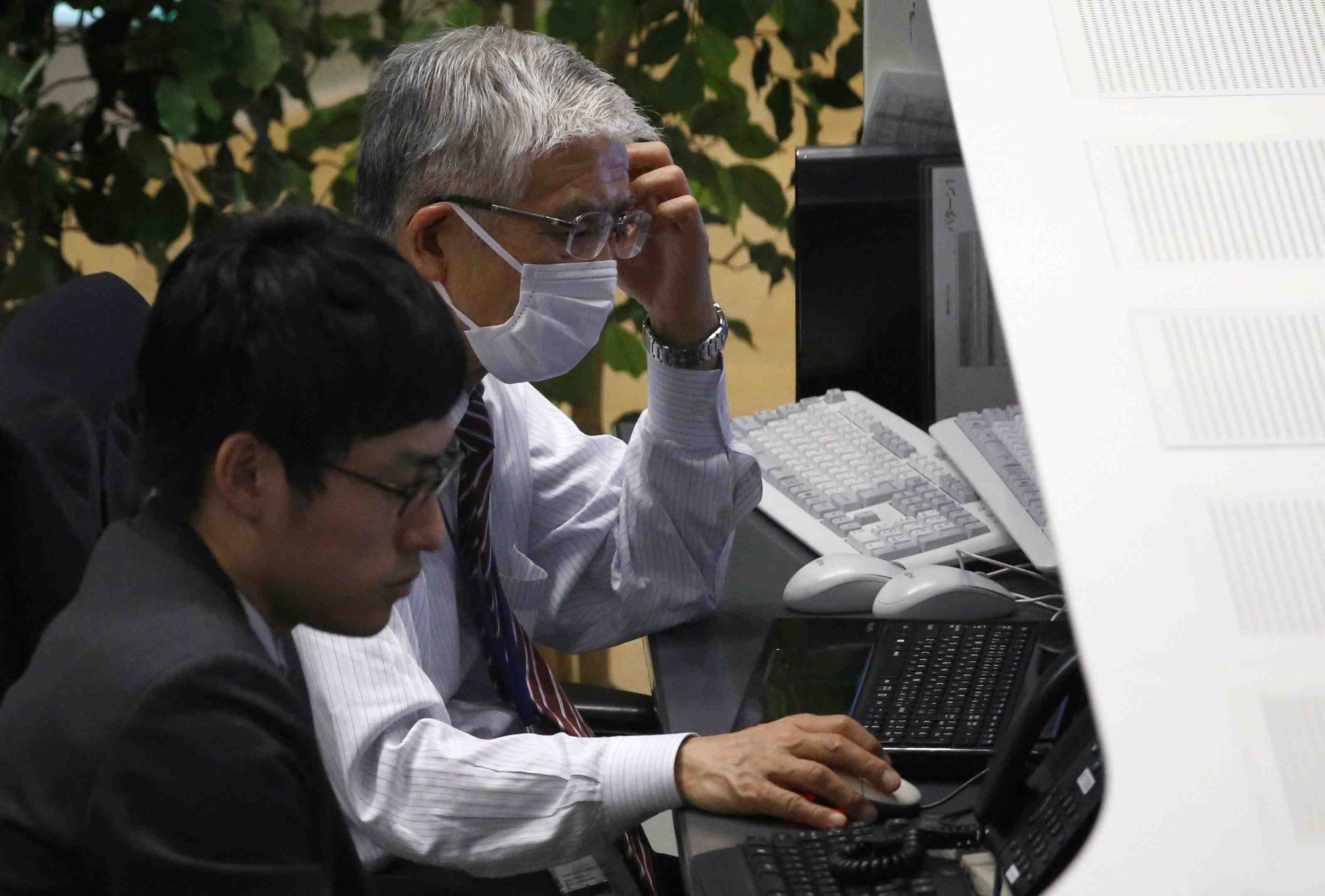 La bourse de tokyo finit en baisse