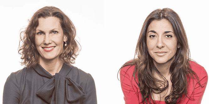 Véronique Dahan (d) et Amélie Tripet (g)
