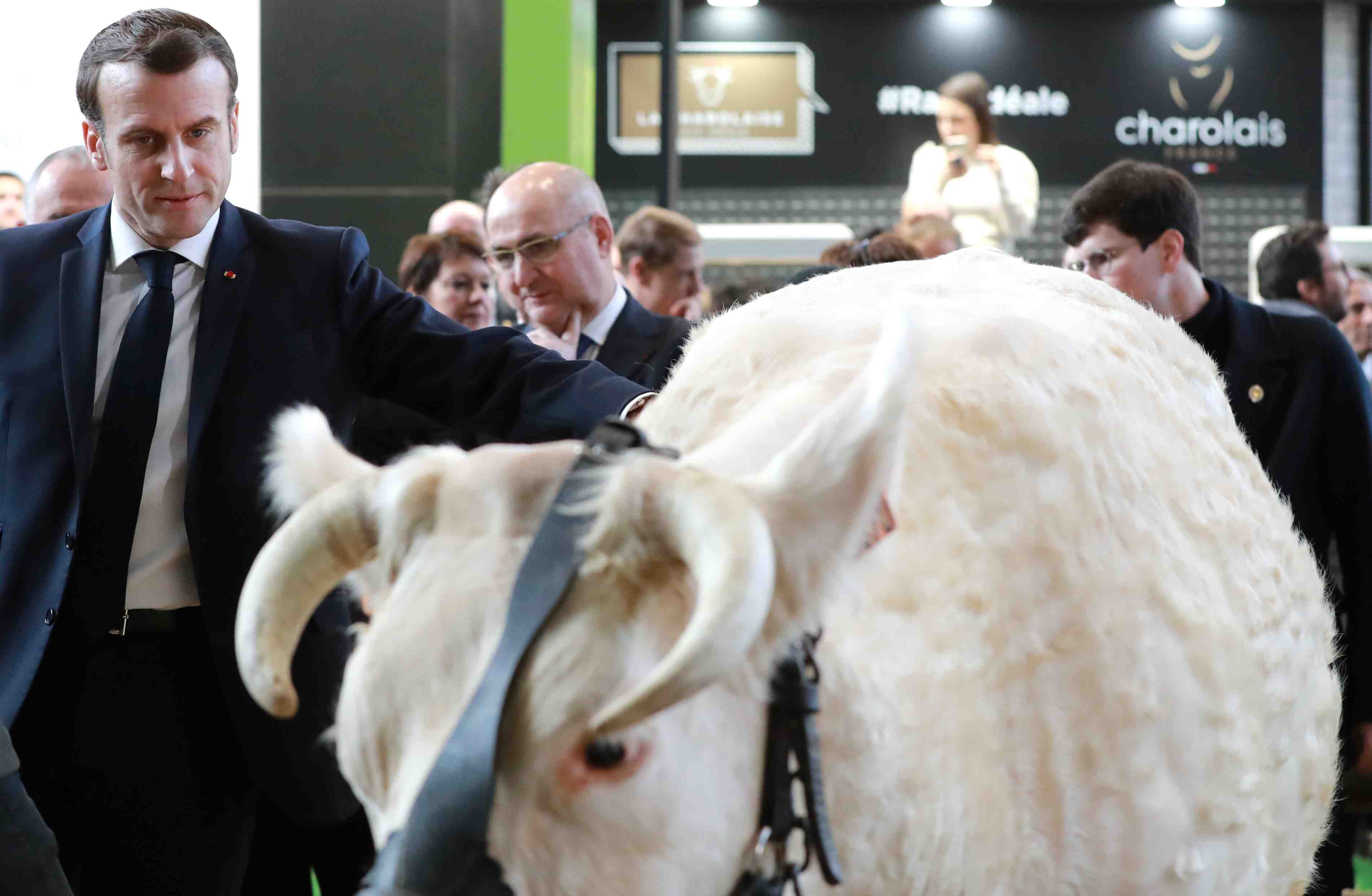 Macron au chevet d'un monde agricole dans le doute