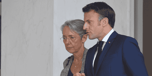 Emmanuel Macron Elisabeth Borne