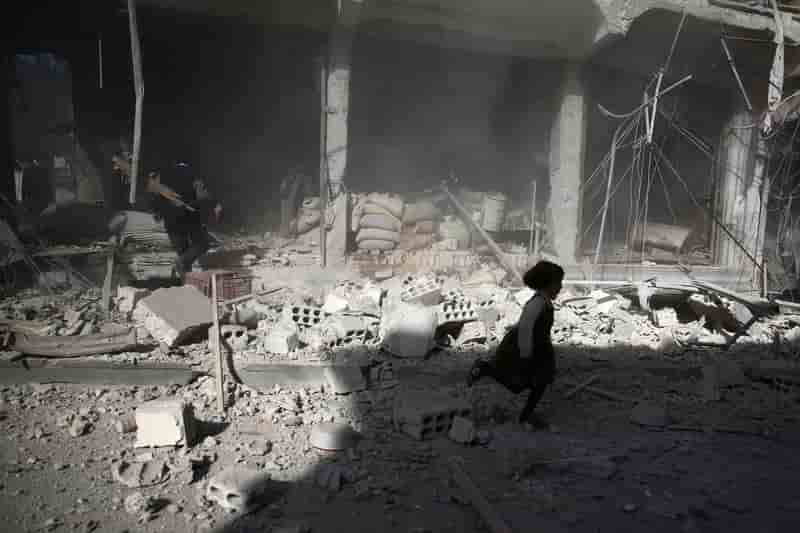 Reprise des frappes aeriennes en syrie